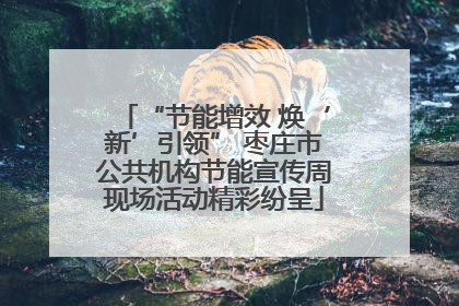 “节能增效 焕‘新’引领” 枣庄市公共机构节能宣传周现场活动精彩纷呈