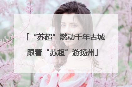 “苏超”燃动千年古城 跟着“苏超”游扬州