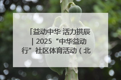 益动中华 活力拱辰｜2025“中华益动行”社区体育活动（北京站）盛大启动