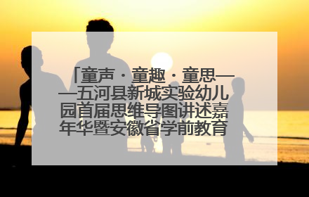 童声・童趣・童思——五河县新城实验幼儿园首届思维导图讲述嘉年华暨安徽省学前教育教研基地园项目阶段性成果展示活动