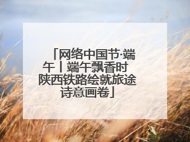 网络中国节·端午丨端午飘香时 陕西铁路绘就旅途诗意画卷