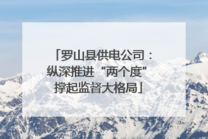 罗山县供电公司：纵深推进“两个度” 撑起监督大格局