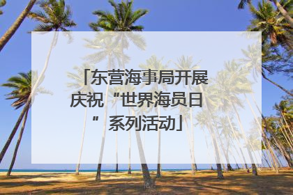 东营海事局开展庆祝“世界海员日”系列活动