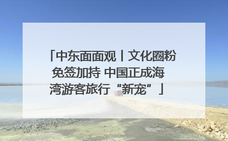 中东面面观丨文化圈粉 免签加持 中国正成海湾游客旅行“新宠”