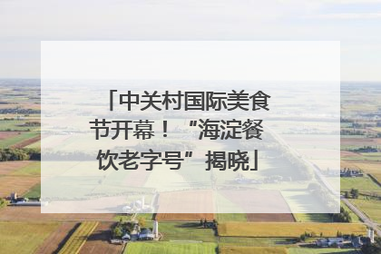 中关村国际美食节开幕！“海淀餐饮老字号”揭晓