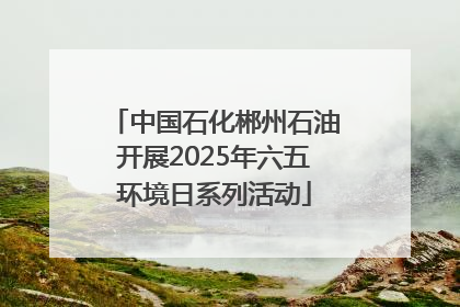 中国石化郴州石油开展2025年六五环境日系列活动