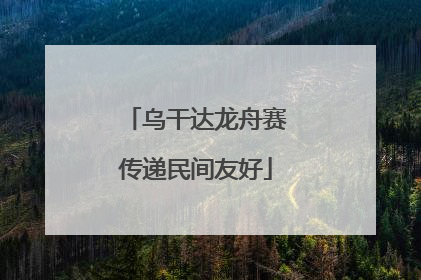 乌干达龙舟赛传递民间友好