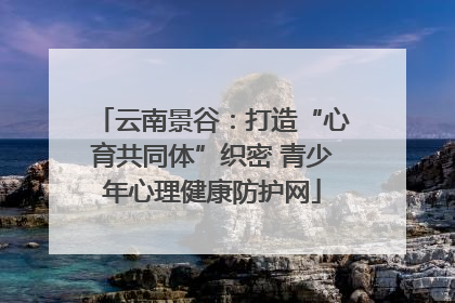 云南景谷：打造“心育共同体”织密 青少年心理健康防护网