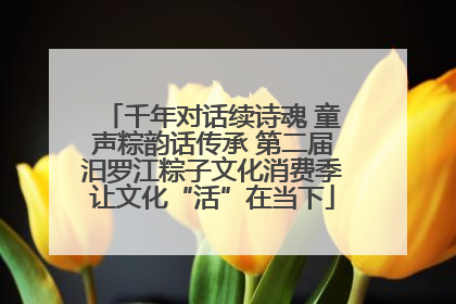 千年对话续诗魂 童声粽韵话传承 第二届汨罗江粽子文化消费季让文化“活”在当下
