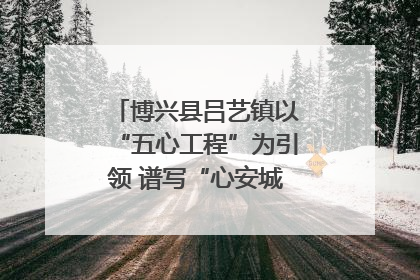 博兴县吕艺镇以“五心工程”为引领 谱写“心安城市”建设新篇章
