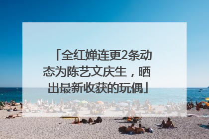 全红婵连更2条动态为陈艺文庆生，晒出最新收获的玩偶