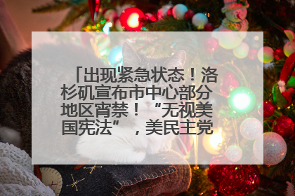 出现紧急状态！洛杉矶宣布市中心部分地区宵禁！“无视美国宪法”，美民主党议员批评特朗普