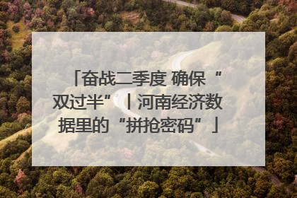 奋战二季度 确保“双过半”丨河南经济数据里的“拼抢密码”