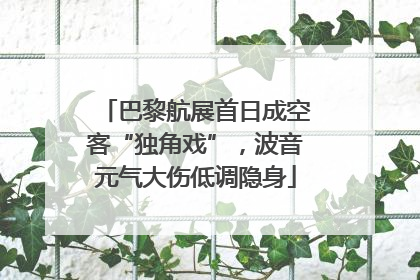 巴黎航展首日成空客“独角戏”，波音元气大伤低调隐身