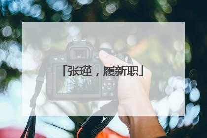 张瑾，履新职