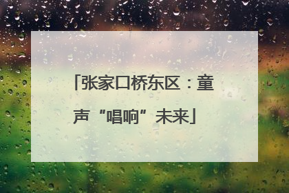 张家口桥东区：童声“唱响”未来