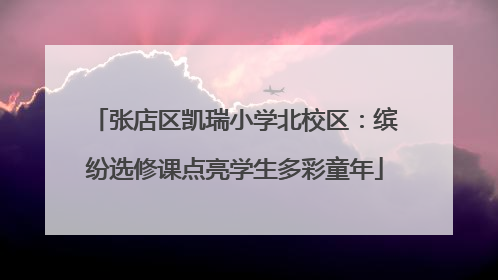 张店区凯瑞小学北校区：缤纷选修课点亮学生多彩童年