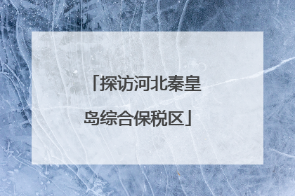 探访河北秦皇岛综合保税区