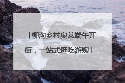 柳沟乡村奥莱端午开街，一站式逛吃游购