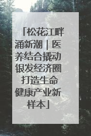 松花江畔涌新潮｜医养结合撬动银发经济圈 打造生命健康产业新样本