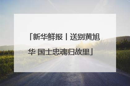 新华鲜报丨送别黄旭华 国士忠魂归故里