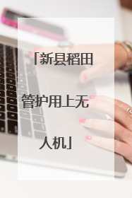 新县稻田管护用上无人机