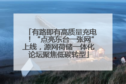 有路即有高质量充电！“点亮东台一张网”上线，源网荷储一体化论坛聚焦低碳转型