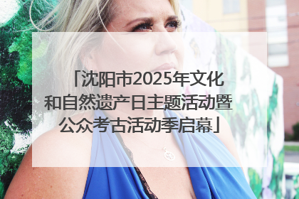 沈阳市2025年文化和自然遗产日主题活动暨公众考古活动季启幕