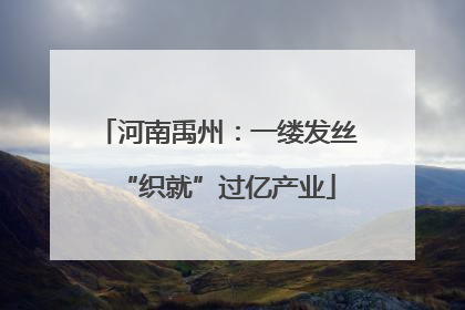河南禹州：一缕发丝“织就”过亿产业