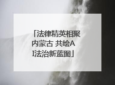法律精英相聚内蒙古 共绘AI法治新蓝图