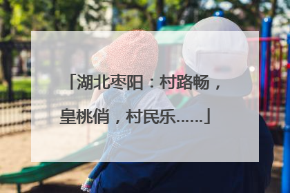 湖北枣阳：村路畅，皇桃俏，村民乐……