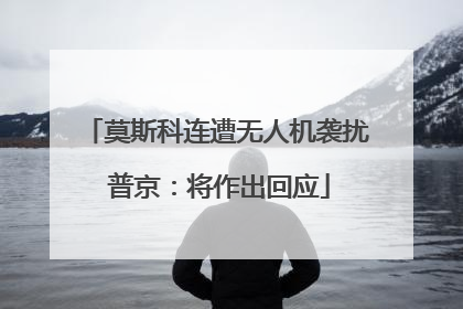 莫斯科连遭无人机袭扰 普京：将作出回应