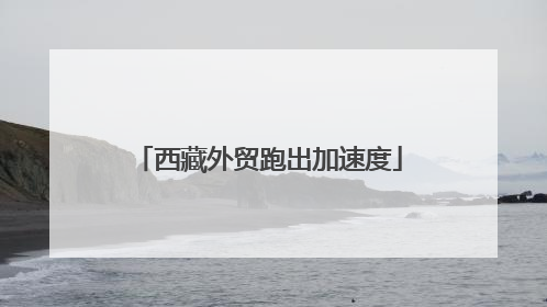 西藏外贸跑出加速度