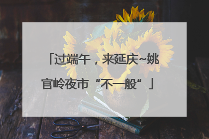 过端午，来延庆~姚官岭夜市“不一般”