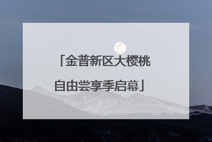 金普新区大樱桃自由尝享季启幕