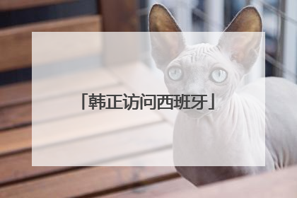 韩正访问西班牙