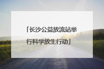 长沙公益放流站举行科学放生行动
