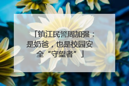 镇江民警周加强：是奶爸，也是校园安全“守望者”