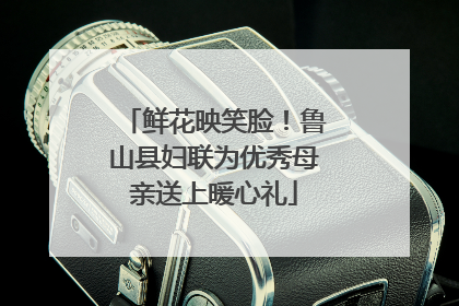 鲜花映笑脸！鲁山县妇联为优秀母亲送上暖心礼