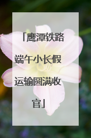 鹰潭铁路端午小长假运输圆满收官