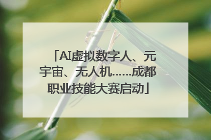 AI虚拟数字人、元宇宙、无人机……成都职业技能大赛启动
