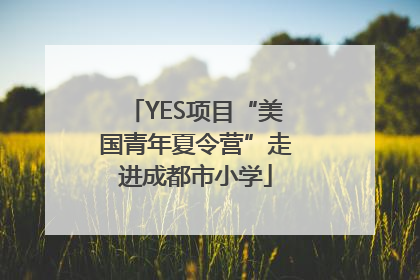 YES项目“美国青年夏令营”走进成都市小学